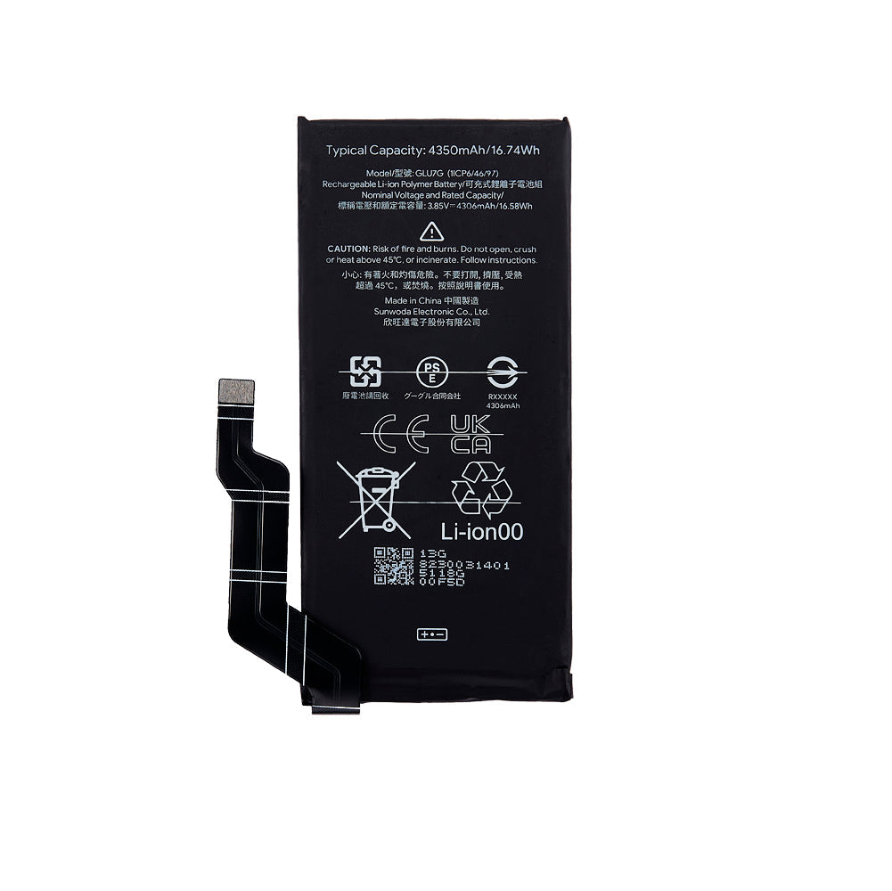 Google Pixel 6A (GLU7G) Battery Replacement High Capacity