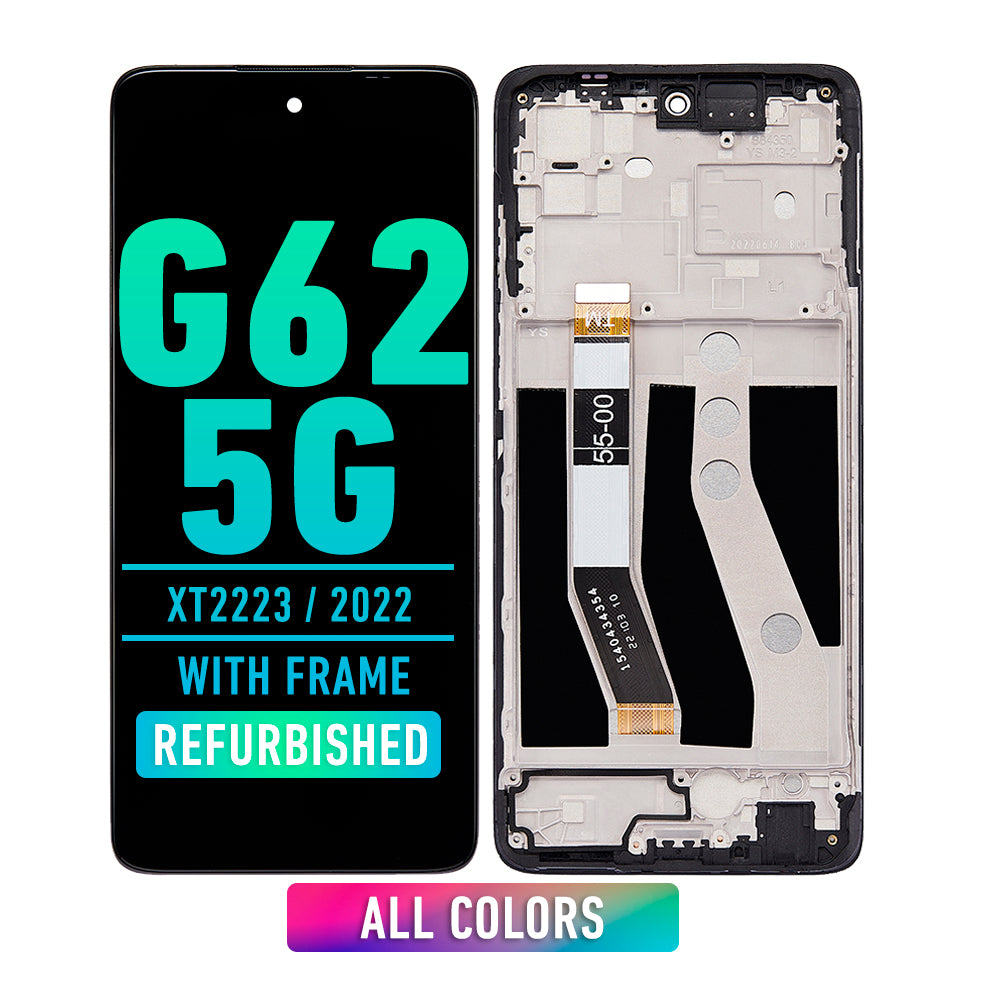 Schermo LCD Motorola Moto G62 5G XT2223-2 Con Digitalizzatore E Strumenti | Ricambio Completo Nero Con Garanzia 6 Mesi