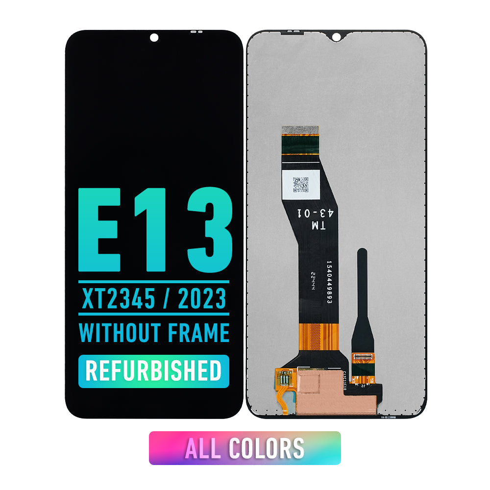 Motorola Moto E13 (XT2345 / 2023) LCD Screen Assembly Replacement With