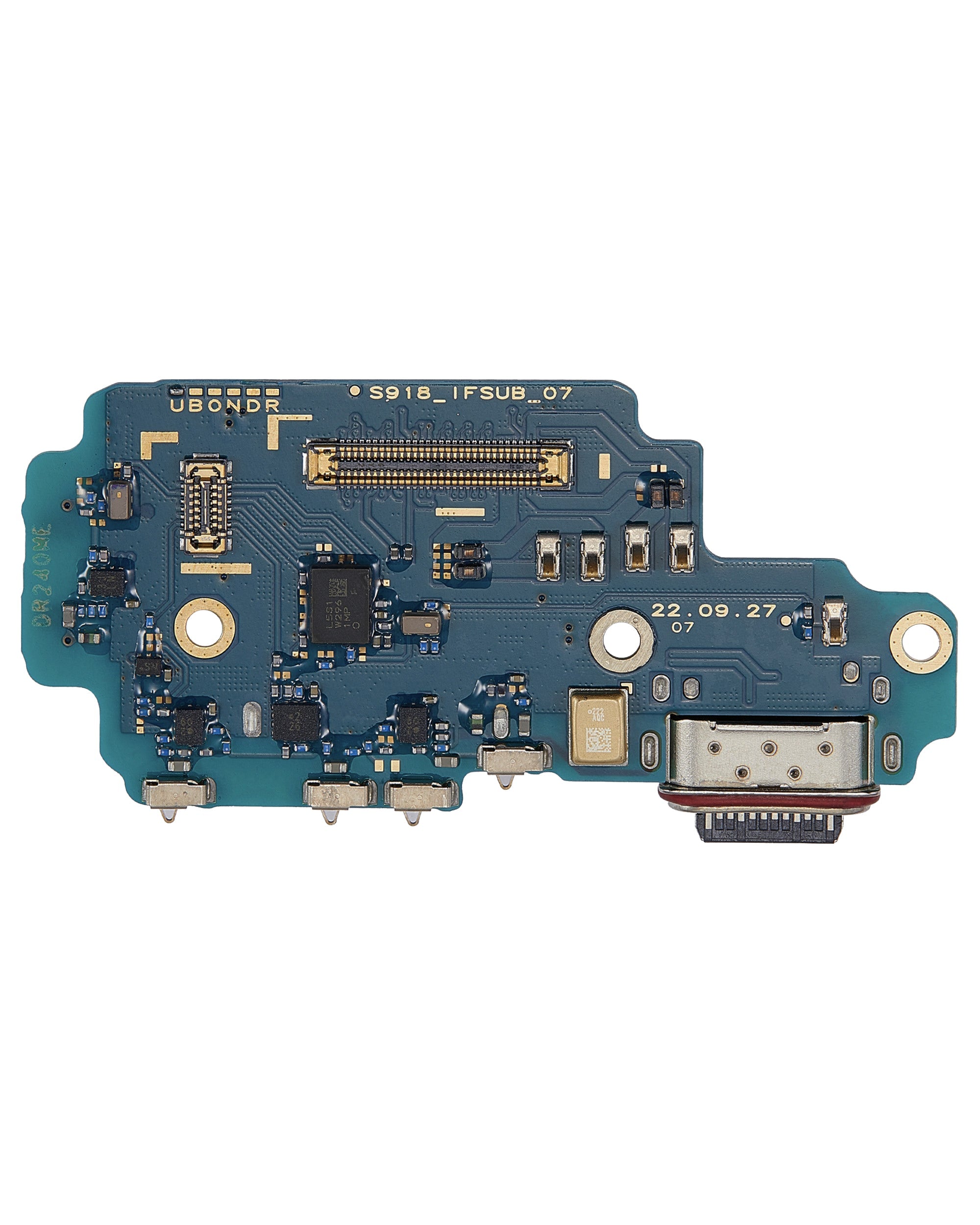 Samsung Galaxy S23 Ultra 5G Charging Port Board With Sim Card Reader R