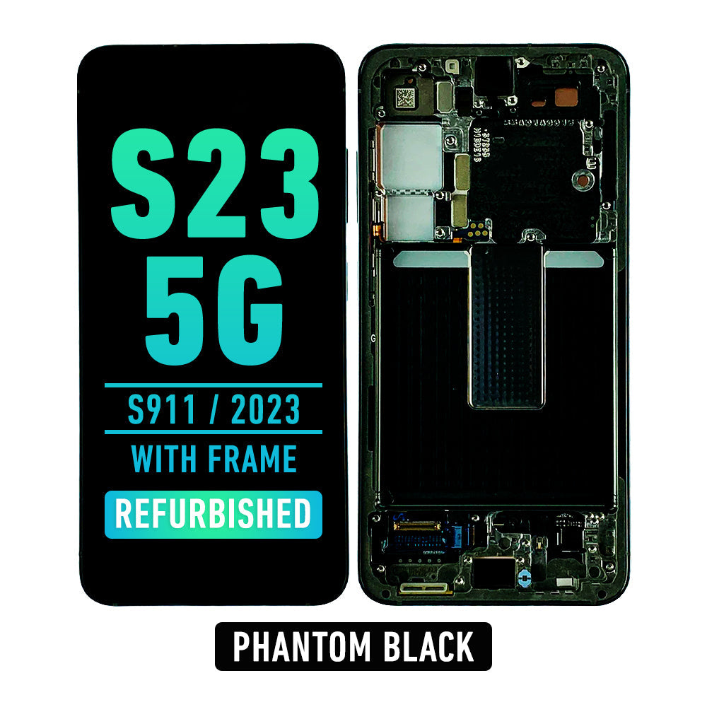 Samsung Galaxy S23 5G OLED Screen Assembly Replacement With Frame (Ref