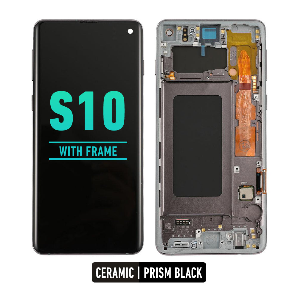 Samsung Galaxy S10 OLED Screen Assembly Replacement With Frame (Refurb