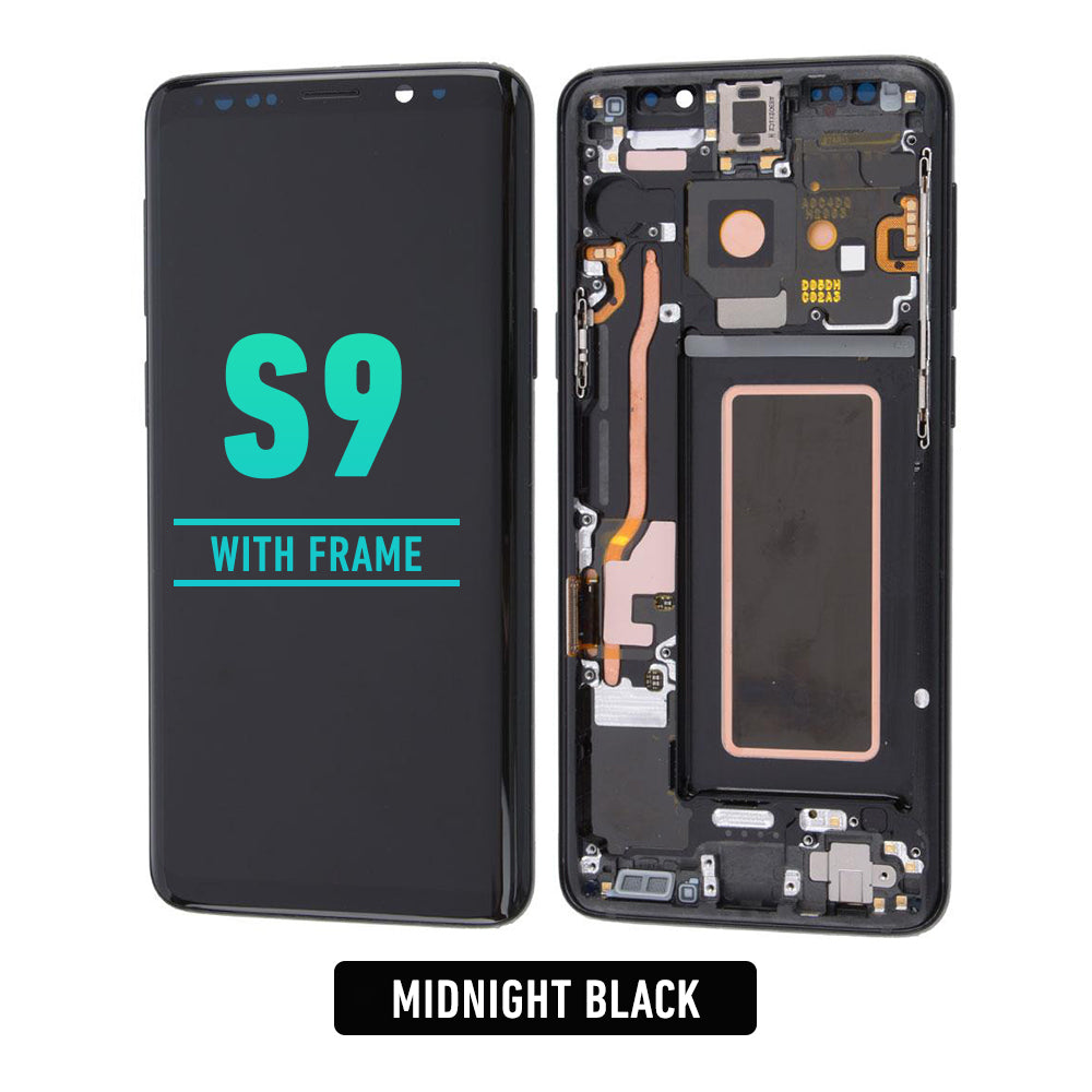 Samsung Galaxy S9 OLED Screen Assembly Replacement With Frame (Refurbi