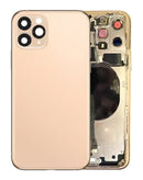 iPhone 11 Pro Housing & Back Cover Glass With Small Parts (No Logo) (All Colors)