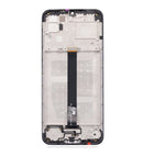Motorola One Fusion (XT2073-2 / 2020) LCD Screen Assembly Replacement With Frame (Refurbished) (Black)