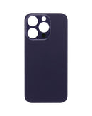 iPhone 14 Pro Max Bigger Camera Hole Back Cover Glass (No Logo) (All Colors)