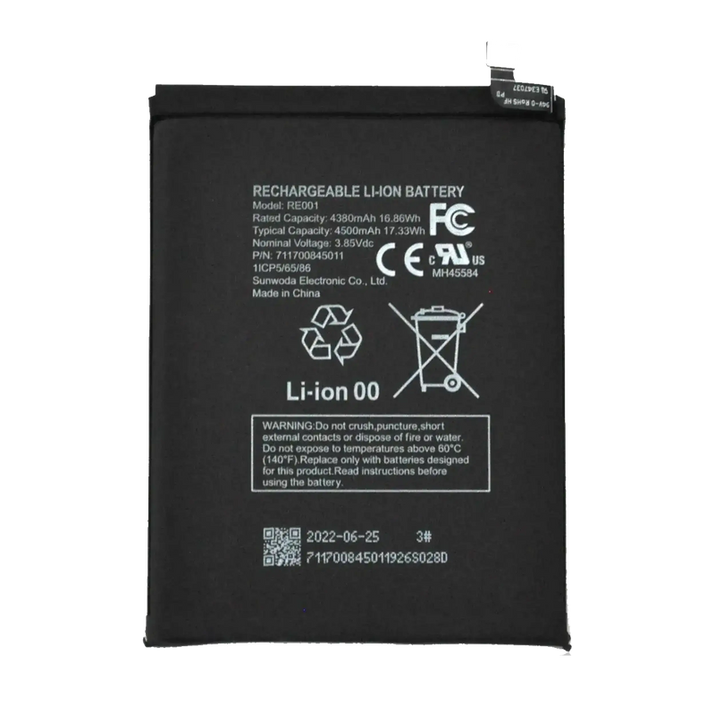 T-Mobile Revvl 6 / 6X Battery Replacement High Capacity (RE001)