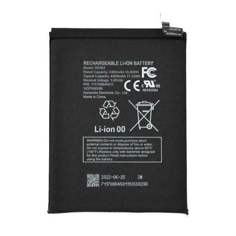 T-Mobile Revvl 6 / 6X Battery Replacement High Capacity (RE001)