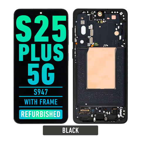 Samsung Galaxy S26 Plus 5G OLED Screen Assembly Replacement With Frame (Refurbished) (Black)