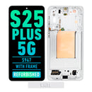 Samsung Galaxy S26 Plus 5G OLED Screen Assembly Replacement With Frame (Refurbished) (White)