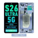 Samsung Galaxy S26 Ultra 5G OLED Screen Assembly Replacement With Frame (Refurbished) (Cobalt Violet)