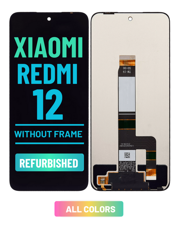 Xiaomi Redmi 12  OLED Screen Assembly Replacement Without frame (Refurbished) (All Colors)