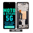 Motorola Moto G Stylus 5G (XT2619 / 2026) LCD Assembly With Frame (Refurbished) (Coal Smoke)