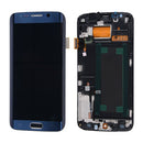 Samsung Galaxy S6 Edge OLED Screen Assembly Replacement With Frame (AT&T / T-Mobile / International) (Refurbished) (Blue Topaz)