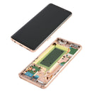 Samsung Galaxy S9 OLED Screen Assembly Replacement With Frame (Refurbished) (Sunrise Gold)