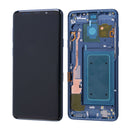 Samsung Galaxy S9 Plus OLED Screen Assembly Replacement With Frame (Refurbished) (Coral Blue)