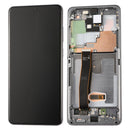 Samsung Galaxy S20 Ultra 5G OLED Screen Assembly Replacement With Frame (Compatible with All Carriers) (Refurbished) (Cosmic Gray)