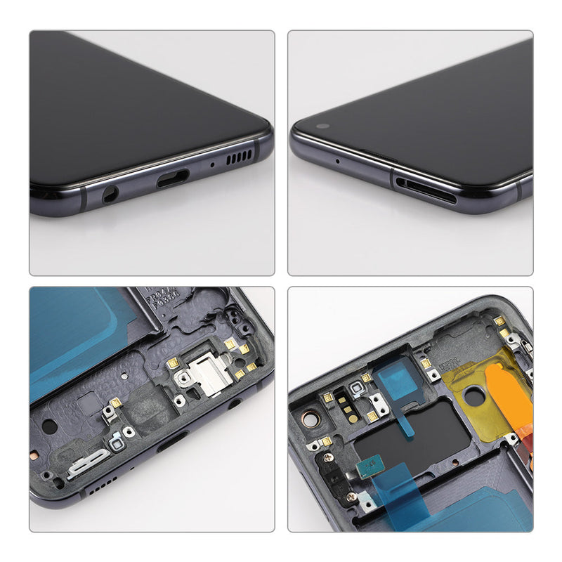 Samsung Galaxy S10E OLED Screen Assembly Replacement With Frame (Refurbished) (Prism Black)