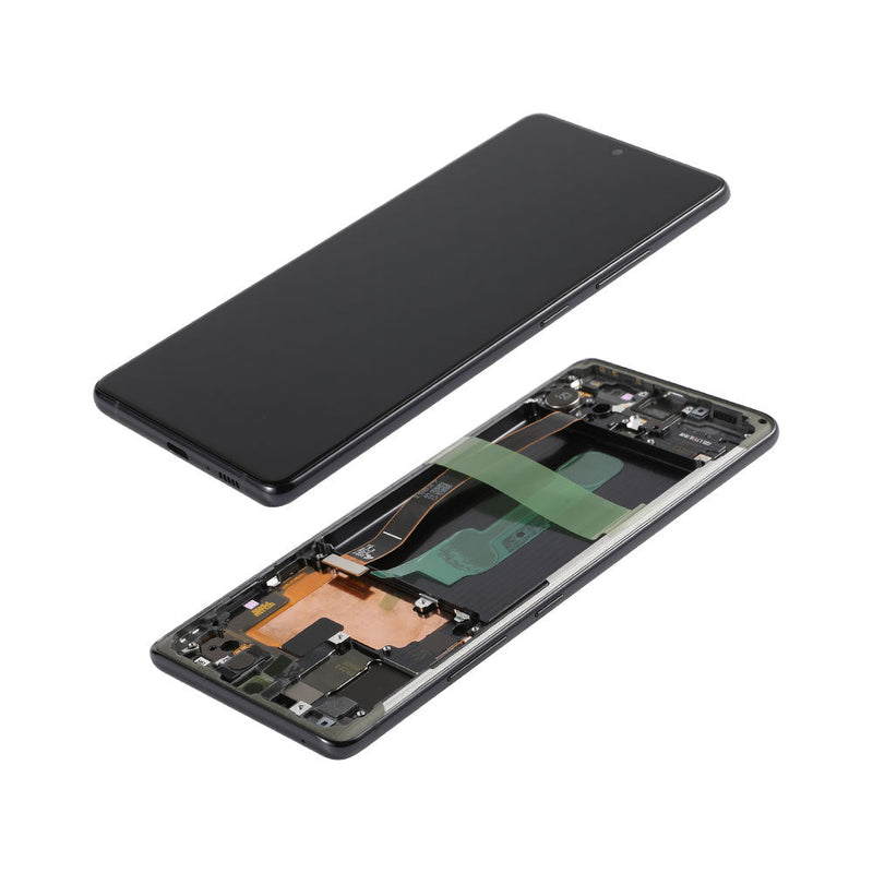 Samsung Galaxy S10 Lite OLED Screen Assembly Replacement With Frame (Refurbished) (Prism Black)
