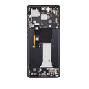 Motorola Moto Edge 2023 (XT2305) OLED Assembly With Frame (Refurbished) (Eclipse Black)