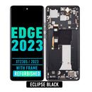 Motorola Moto Edge 2023 (XT2305) OLED Assembly With Frame (Refurbished) (Eclipse Black)