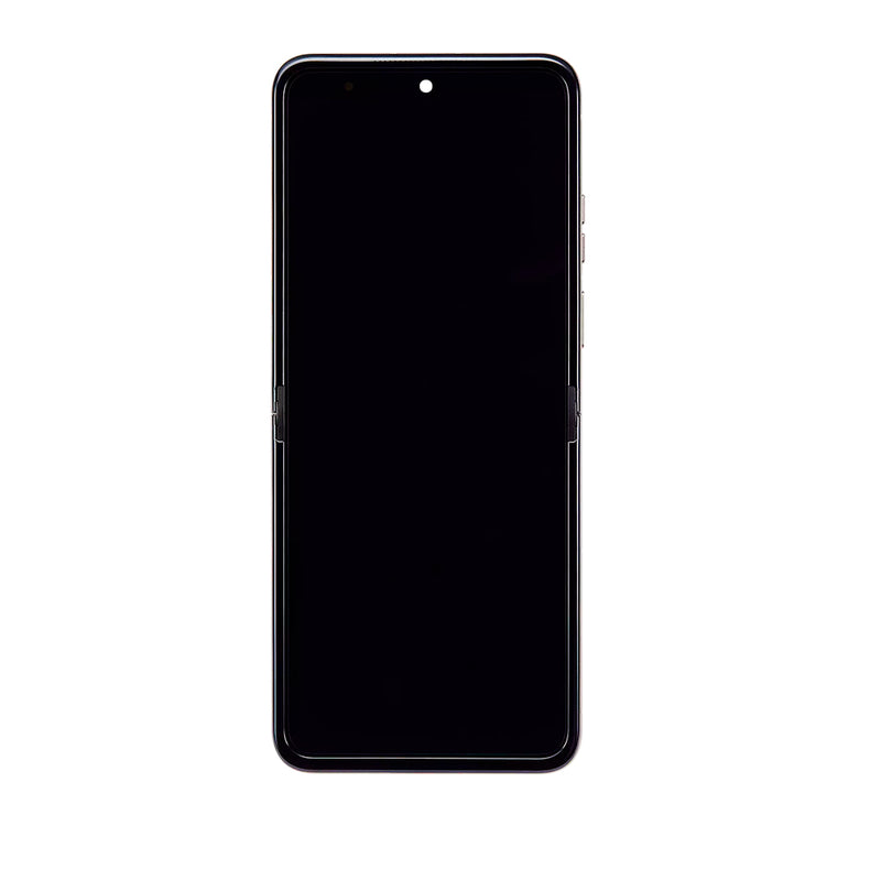 Motorola Razr 2024 / Razr 50 (XT2453 / 2024) OLED Assembly With Frame (Refurbished) (Beach Sand)
