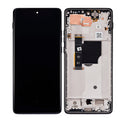 Motorola Moto Edge 2024 (XT2405 / 2024) OLED Assembly With Frame (Refurbished) (Black)