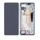 Motorola Edge 20 Pro (XT2153-1 / 2021) LCD Assembly With Frame (Refurbished) (Iridescent Cloud)