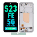 Samsung Galaxy S23 FE 5G OLED Screen Assembly Replacement With Frame (Refurbished) (Mint)