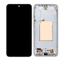 Samsung Galaxy S25 FE 5G OLED Screen Assembly Replacement With Frame (Refurbished) (White)