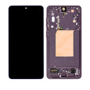 Samsung Galaxy S26 Plus 5G OLED Screen Assembly Replacement With Frame (Refurbished) (Cobalt Violet)