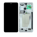 Samsung Galaxy S26 Ultra 5G OLED Screen Assembly Replacement With Frame (Refurbished) (White)