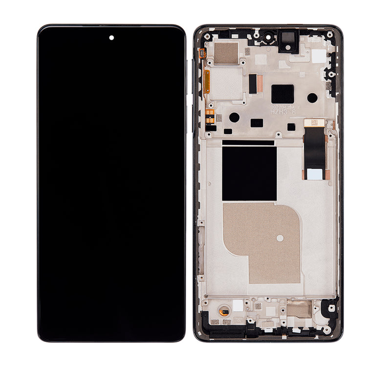 Motorola Edge Plus 5G UW (2022) / Edge 30 Pro (XT2201-1/4) OLED Assembly With Frame (Refurbished) (Cosmos Blue)