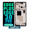 Motorola Edge Plus 5G UW (2022) / Edge 30 Pro (XT2201-1/4) OLED Assembly With Frame (Refurbished) (Cosmos Blue)