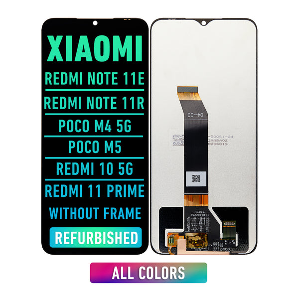 Xiaomi Redmi Note 11E / Redmi Note 11R / Poco M4 5G / Poco M5 / Redmi 10 5G / Redmi 11 Prime LCD Screen Assembly Replacement Without Frame (All Colors)