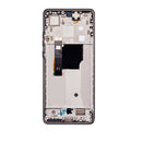 Motorola Moto Edge 40 Neo (XT2307-1 / 2023) OLED Assembly With Frame (Refurbished) (Black)