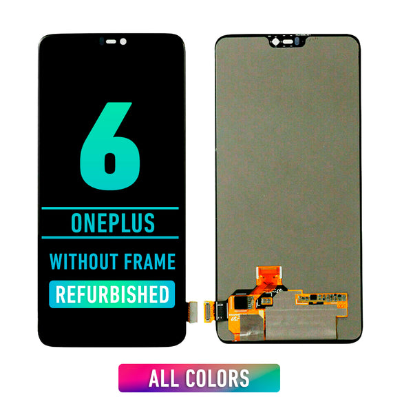 OnePlus 6 OLED Screen Assembly Replacement Without Frame (Refurbished)