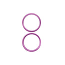 iPhone 16 / 16 Plus Back Camera Lens Glass With Bracket & Bezel Replecement (Glass Only) (2 Psc Set)