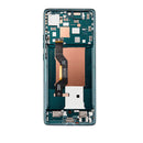 Motorola Moto Edge 50 (XT2407-3 / 2024) OLED Assembly With Frame (Refurbished) (Jungle Green)
