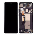 Motorola Moto Edge 50 Pro (XT2403 / 2024) OLED Assembly With Frame (Refurbished) (Black Beauty)