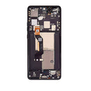 Motorola Moto Edge 50 Pro (XT2403 / 2024) OLED Assembly With Frame (Refurbished) (Black Beauty)