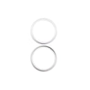 iPhone 16 / 16 Plus Back Camera Lens Glass With Bracket & Bezel Replecement (Glass Only) (2 Psc Set)