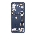 Motorola Edge 5G (XT2063 / 2020) OLED Assembly With Frame (Refurbished) (Solar Black)