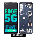 Motorola Edge 5G (XT2063 / 2020) OLED Assembly With Frame (Refurbished) (Solar Black)