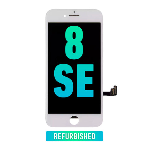 iPhone 8 / SE 2020 / SE 2022 LCD Screen Replacement (With Steel Plate) (Refurbished) (White)