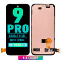 Google Pixel 9 Pro OLED Assembly With Frame (With Finger Print Sensor) (Refurbished) (All Colors)