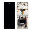 Motorola Razr 2025 / Razr 60 (XT2553 / 2025) OLED Assembly With Frame (Refurbished) (Lightest Sky)