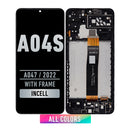 Samsung Galaxy A04s (A047 / 2022) LCD Screen Assembly Replacement With Frame (INCELL) (All Colors)
