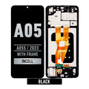 Samsung Galaxy A05 (A055 / 2023) LCD Screen Assembly Replacement With Frame (Aftermarket Incell) (Black)