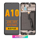 Samsung Galaxy A10 (A105 / 2019) LCD Screen Assembly Replacement With Frame (Single Card Version) (OLED PLUS) (All Colors)